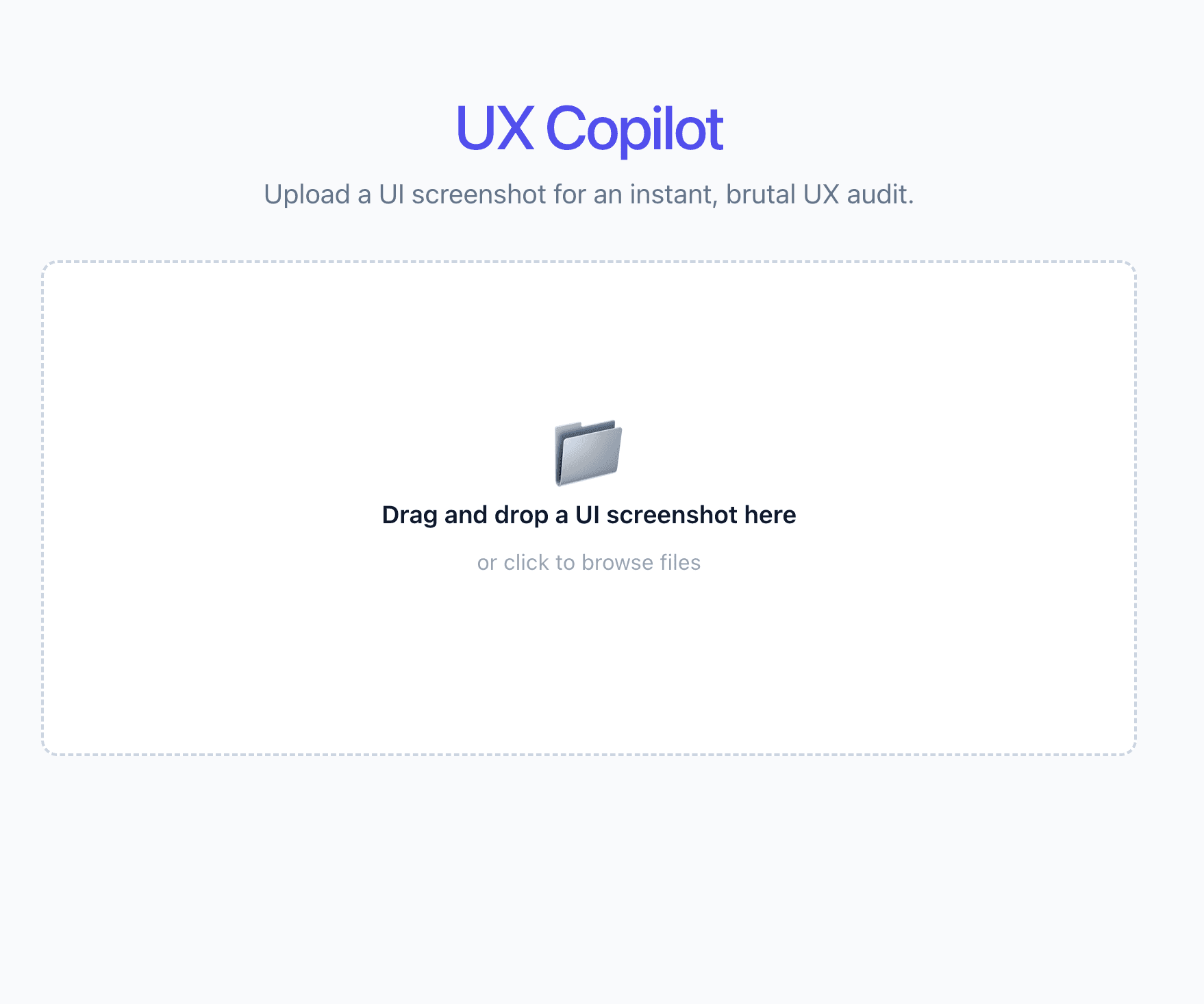 UX copilot UI screenshot
